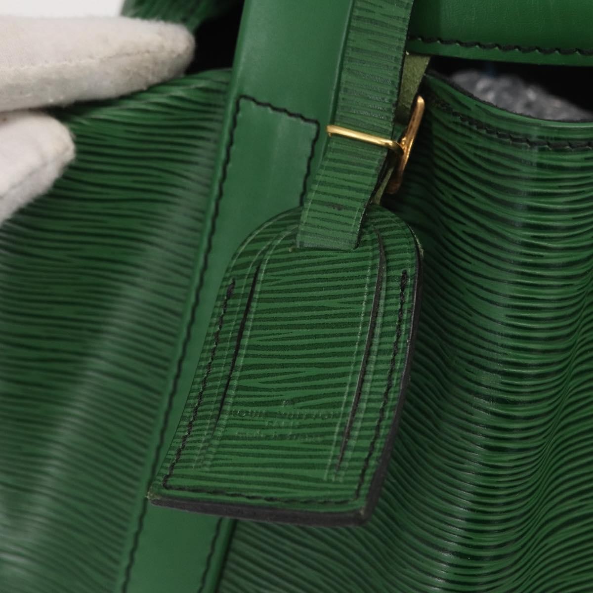 Louis Vuitton Randonnee Epi Leather Green Leather Backpack Bag (Pre-Owned)