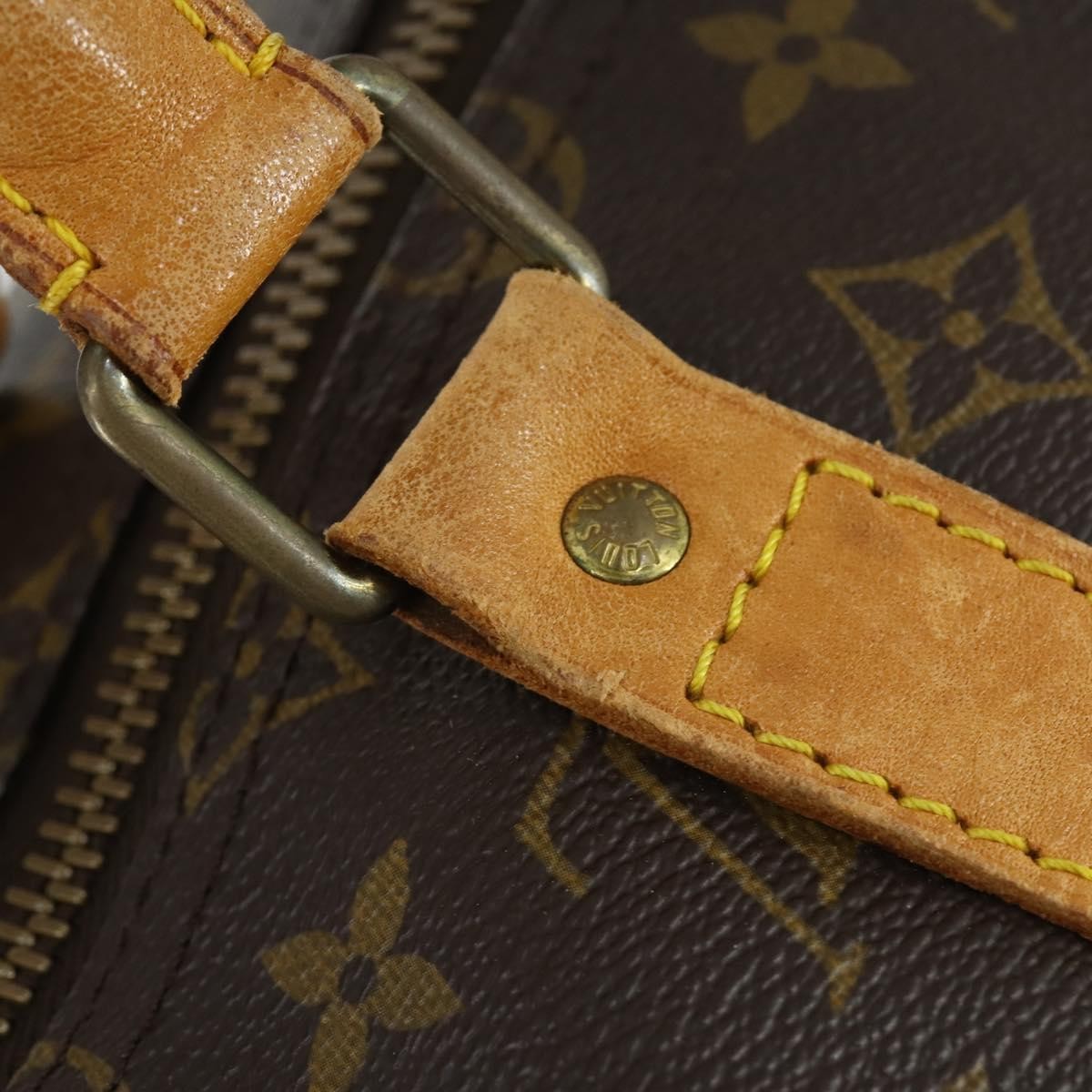Louis Vuitton Keepall Monogram Canvas Brown Canvas Travel Bag Bag (Pre-Owned)
