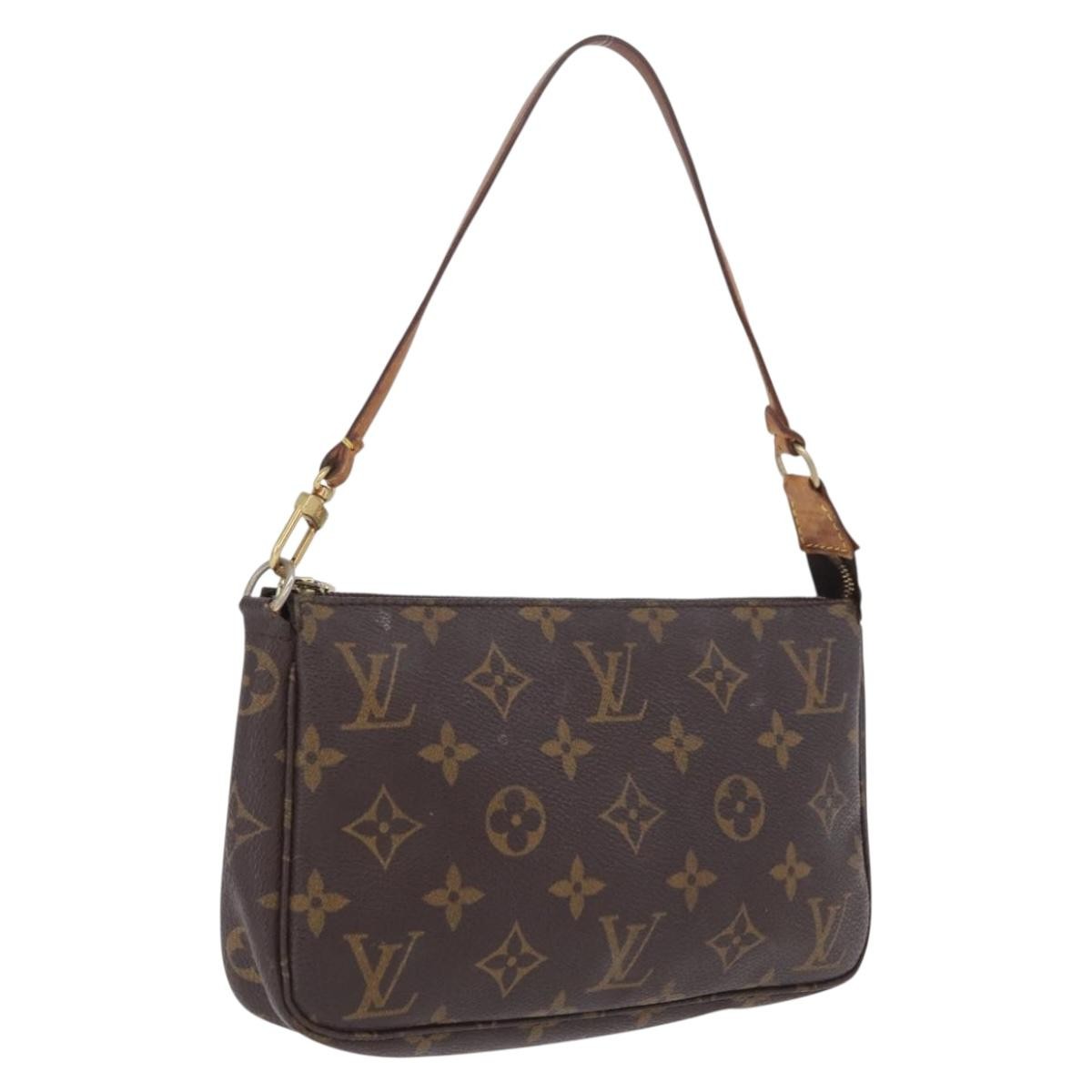 Louis Vuitton Pochette Accessoires Monogram Canvas Brown Canvas Clutche & Pouche Bag (Pre-Owned)