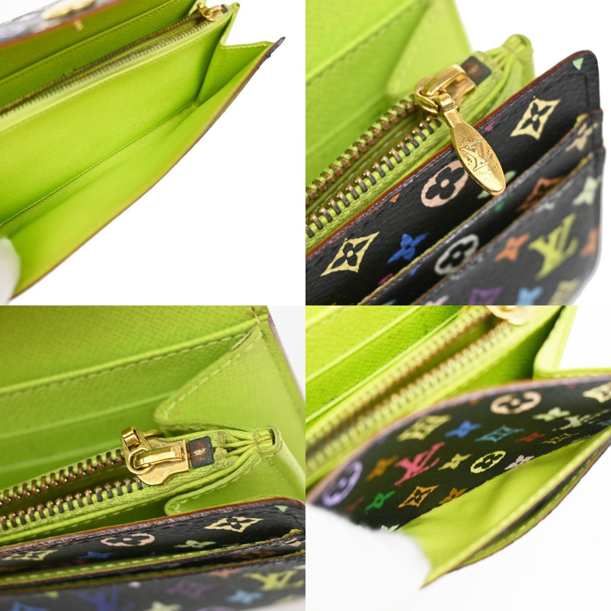 Louis Vuitton Sarah Monogram Multicolor Multicolour Canvas Wallets Accessory (Pre-Owned)