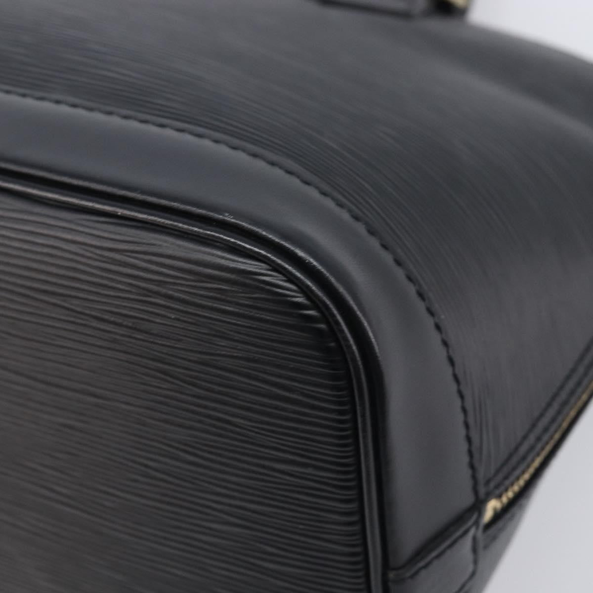Louis Vuitton Vintage Alma Epi Leather Black Leather Handbag (Pre-Owned)