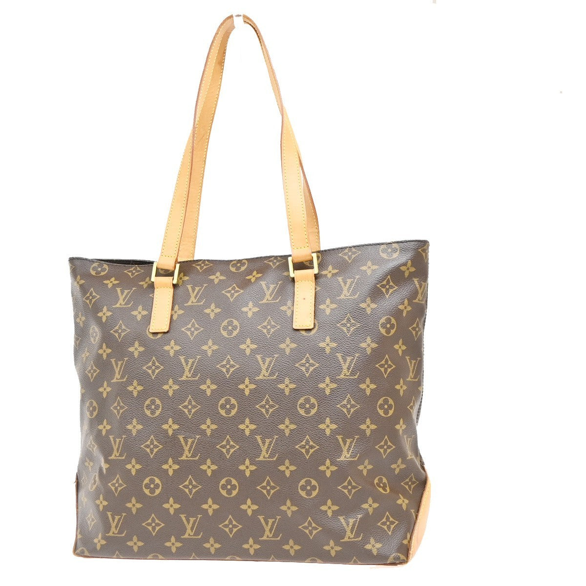 Louis Vuitton Cabas Mezzo Monogram Canvas Brown Canvas Tote Bag Bag (Pre-Owned)