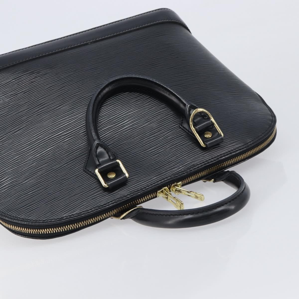 Louis Vuitton Vintage Alma Epi Leather Black Leather Handbag (Pre-Owned)