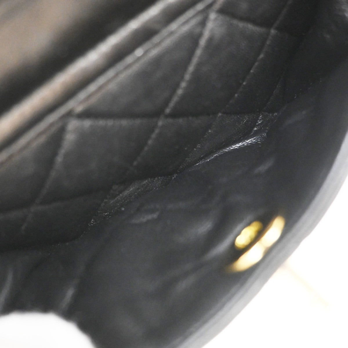 Chanel Duma Drawstring Quilted Leather Black Leather Backpack Bag (Pre-Owned)