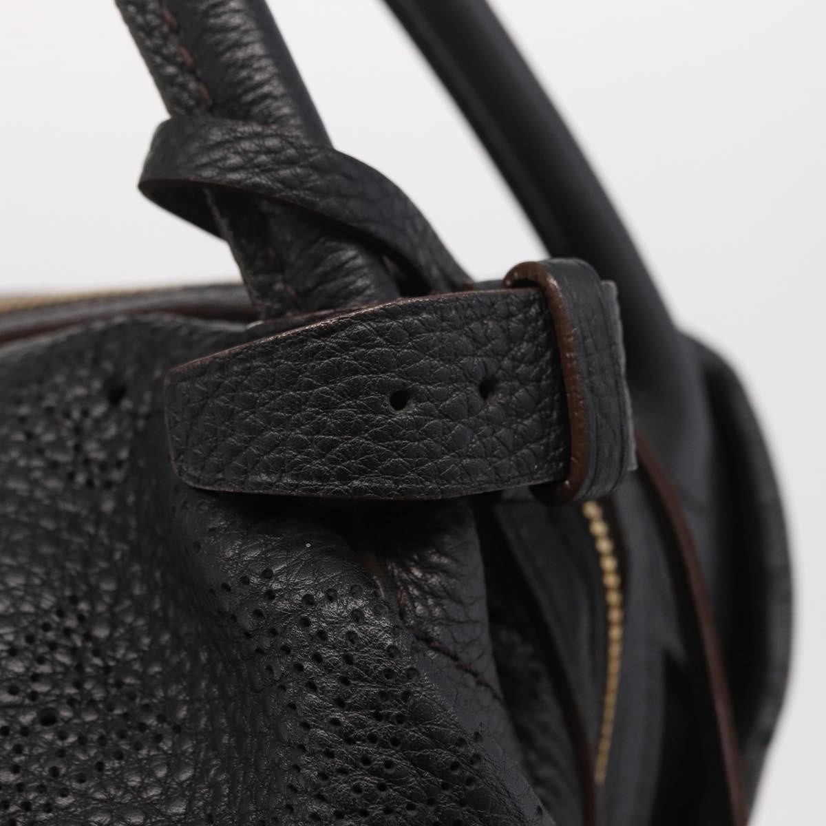 Louis Vuitton Galatea Mahina Leather Black Leather Handbag (Pre-Owned)