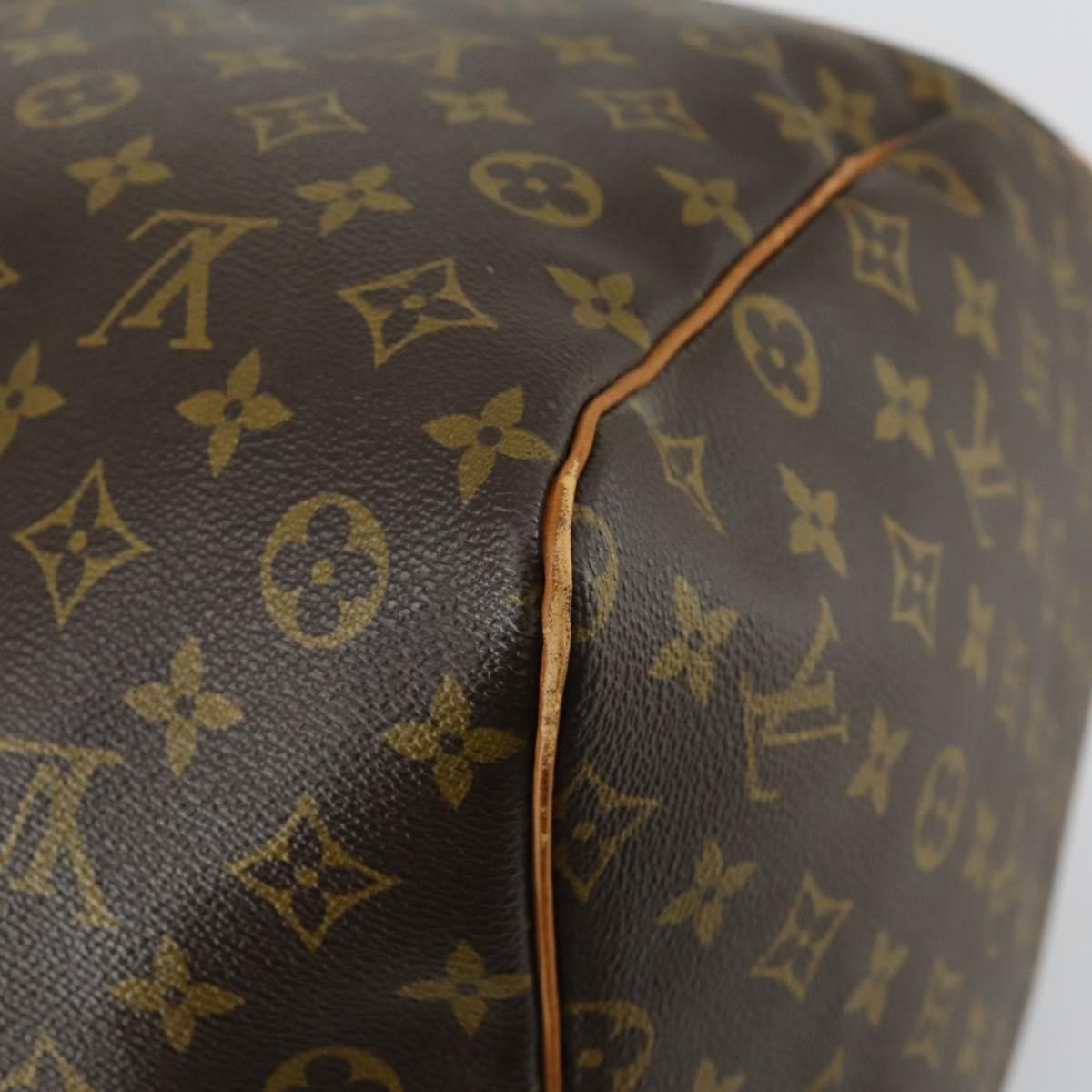 Louis Vuitton Keepall Monogram Canvas Brown Canvas Travel Bag Bag (Pre-Owned)