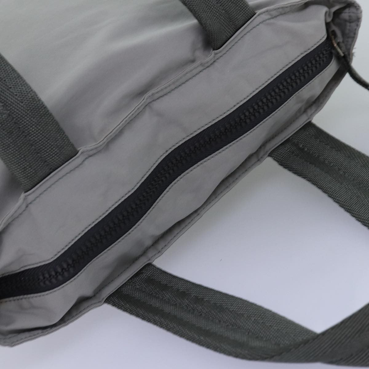 Prada Sport Nylon Gray Nylon Tote Bag Bag (Pre-Owned)