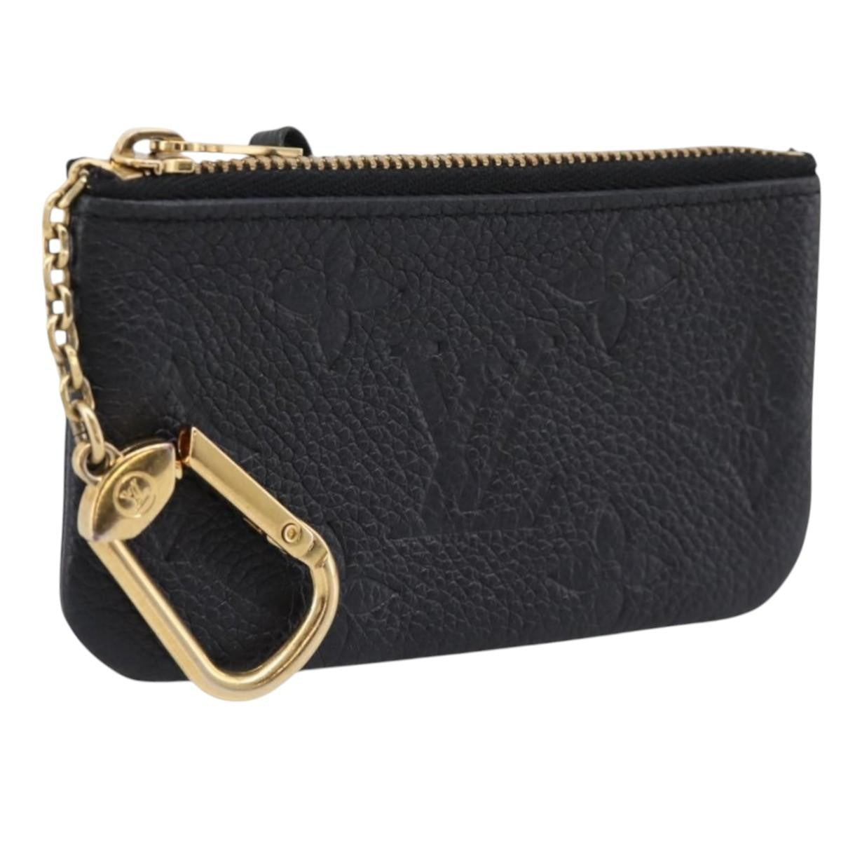 Louis Vuitton Key Monogram Empreinte Leather Black Leather Clutche & Pouche Bag (Pre-Owned)