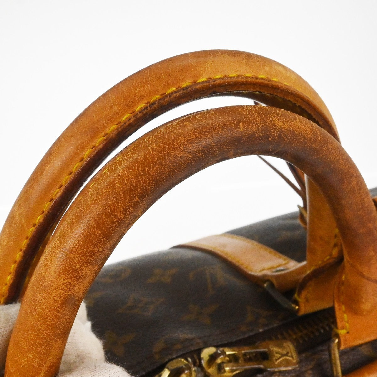 Louis Vuitton Keepall Bandouliere Monogram Canvas Brown Canvas Travel Bag Bag (Pre-Owned)