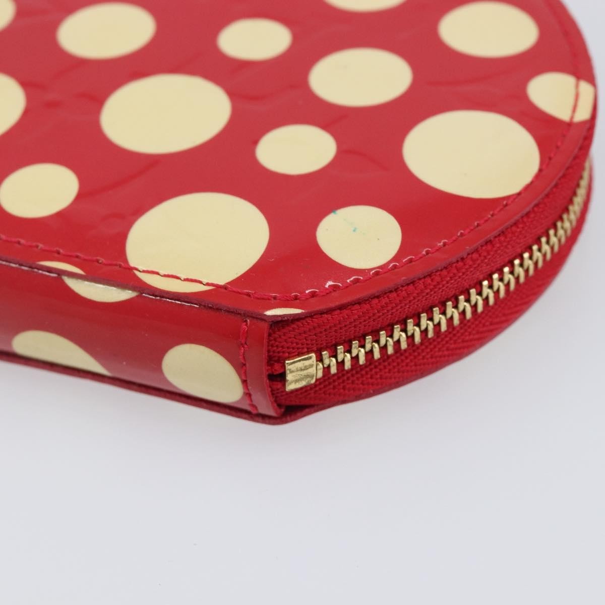 Louis Vuitton Boite Chapeau Coin Purse Patent Leather Red Patent_Leather Wallets Accessory (Pre-Owned)