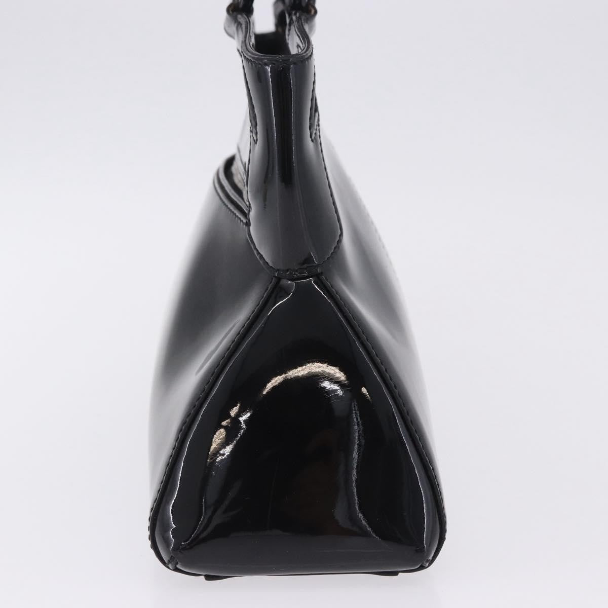Cartier Marcello Patent Leather Black Patent_Leather Handbag (Pre-Owned)