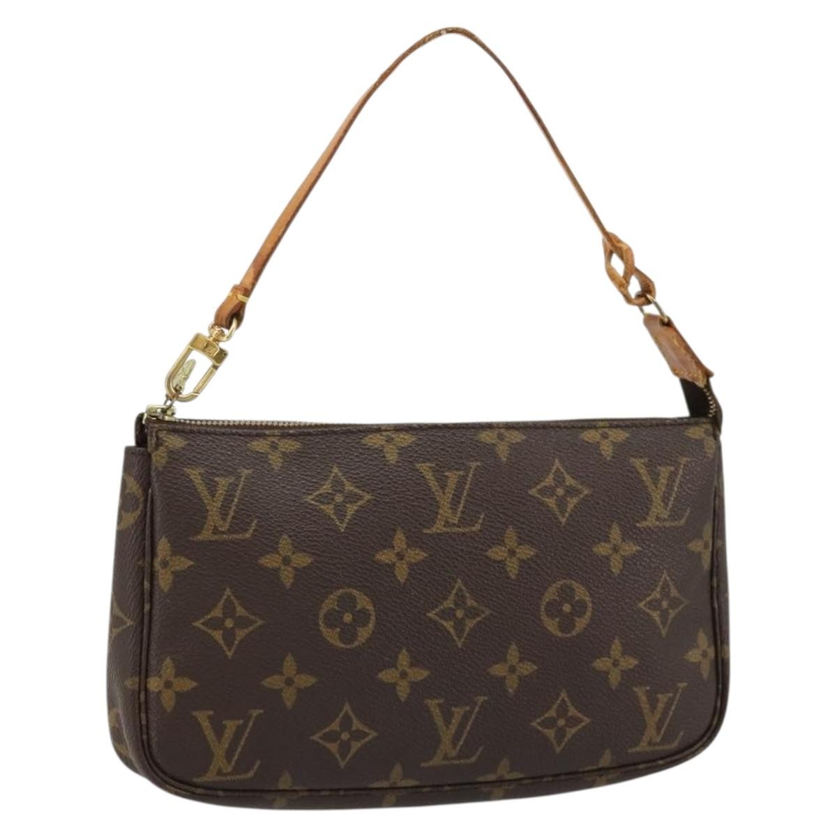 Louis Vuitton Pochette Accessoires Nm Monogram Canvas Brown Canvas Clutche & Pouche Bag (Pre-Owned)
