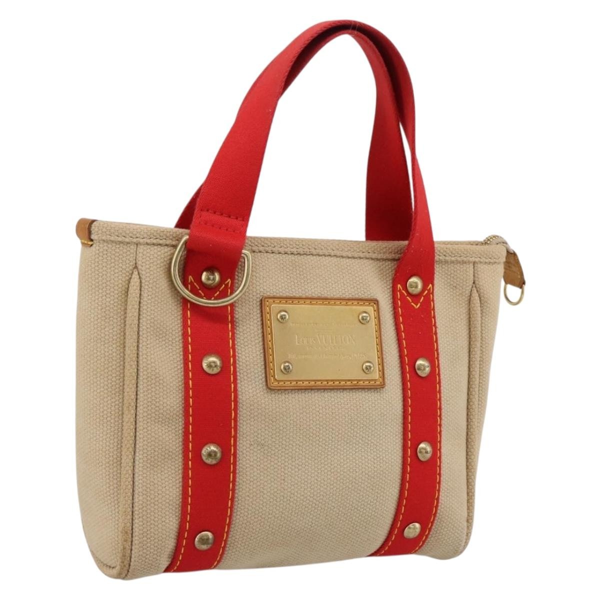 Louis Vuitton Antigua Canvas Beige Canvas Tote Bag Bag (Pre-Owned)