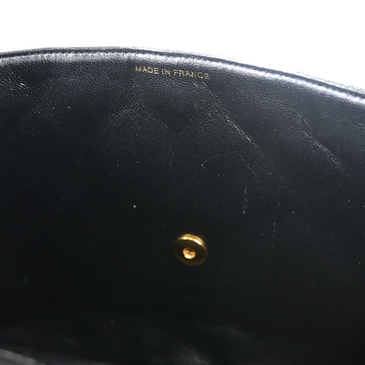 Chanel Classic Single Flap Quilted Lambskin Black Leather Handbag (Pre-Owned)