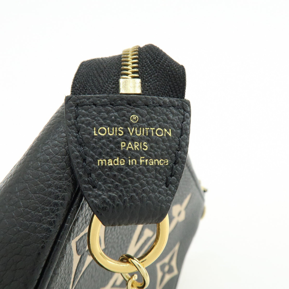 Louis Vuitton Pochette Accessoires Bicolor Monogram Empreinte Giant Black Leather Clutche & Pouche Bag (Pre-Owned)