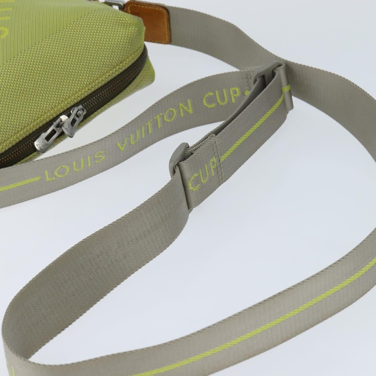 Louis Vuitton Cup Weathery Damier Geant Canvas Yellow Canvas Shoulder Bag Bag (Pre-Owned)