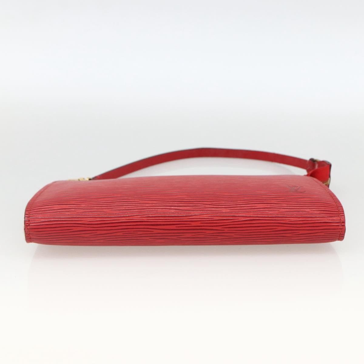 Louis Vuitton Pochette Accessoires Epi Leather Red Leather Clutche & Pouche Bag (Pre-Owned)