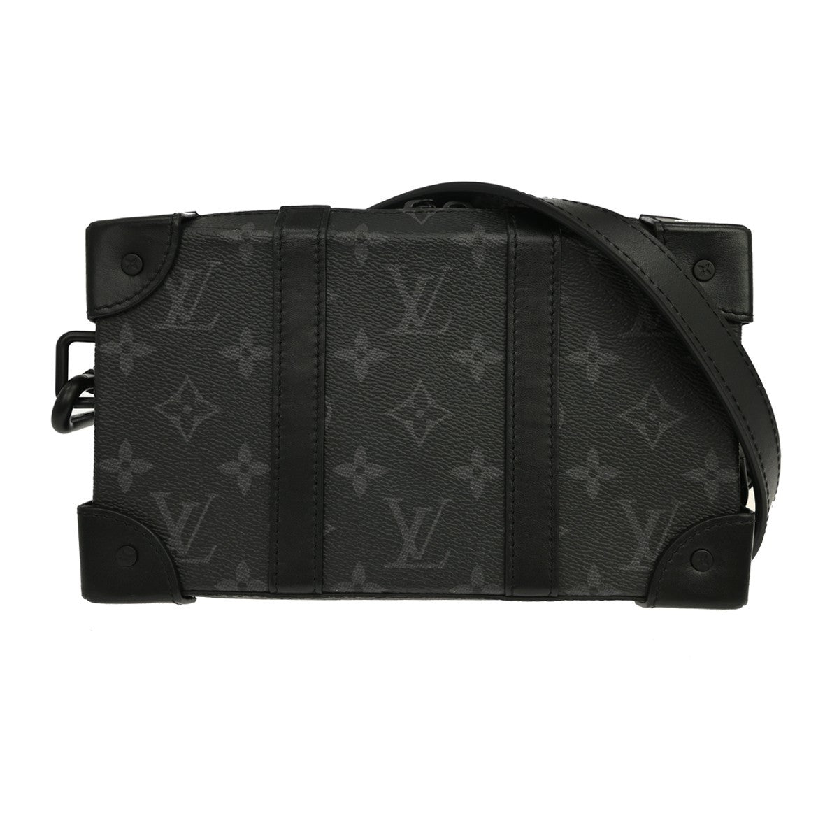 Louis Vuitton Soft Trunk Monogram Eclipse Canvas Black Canvas Clutche & Pouche Bag (Pre-Owned)