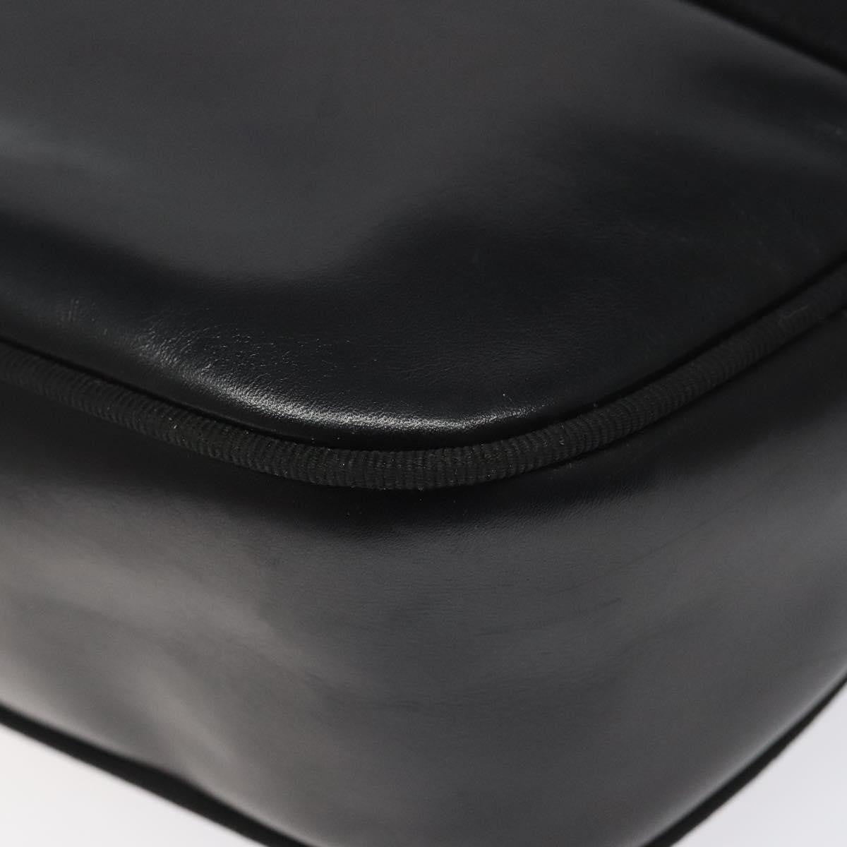 Salvatore Ferragamo Vara Bow Camera Leather Black Leather Shoulder Bag Bag (Pre-Owned)
