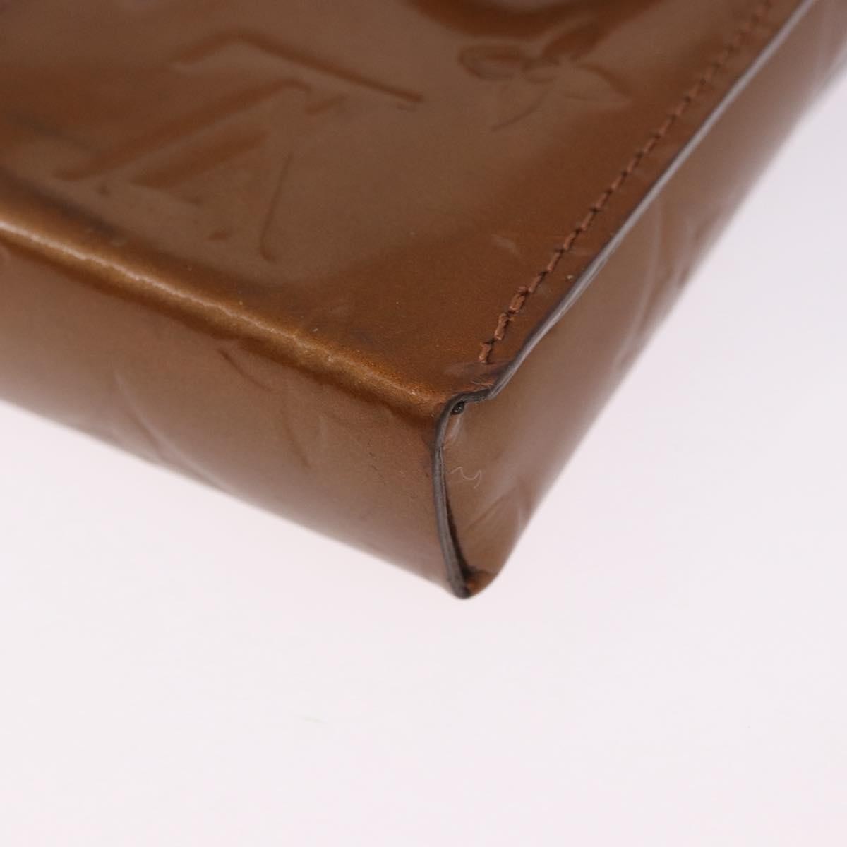 Louis Vuitton Walker Monogram Vernis Brown Patent_Leather Wallets Accessory (Pre-Owned)
