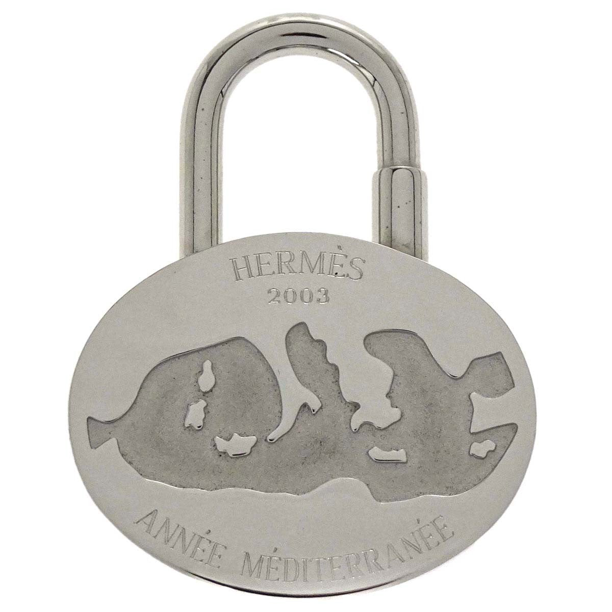 Hermes Cadena Metal Silver Silver_Plated Charms And Keychains Accessory (Pre-Owned)