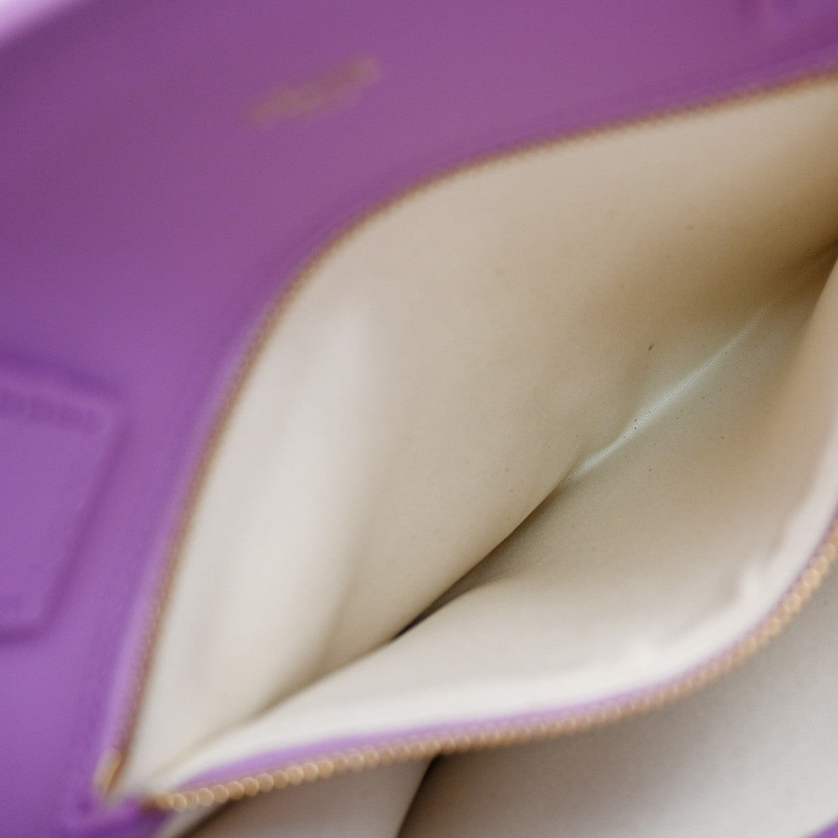 Celine Vertical Cabas Tote Canvas With Leather Purple Canvas Tote Bag Bag (Pre-Owned)