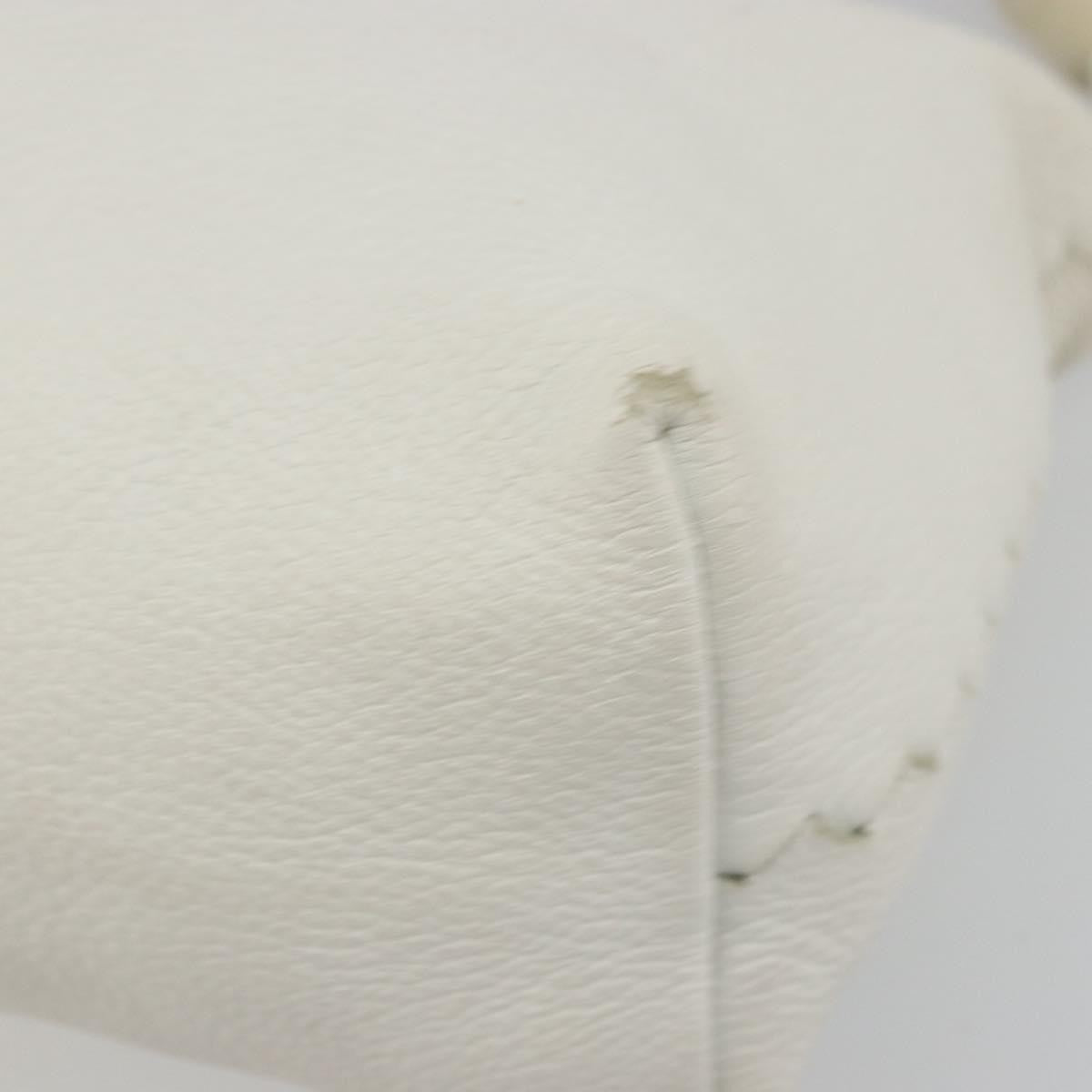 Bottega Veneta Vintage Leather White Leather Handbag (Pre-Owned)