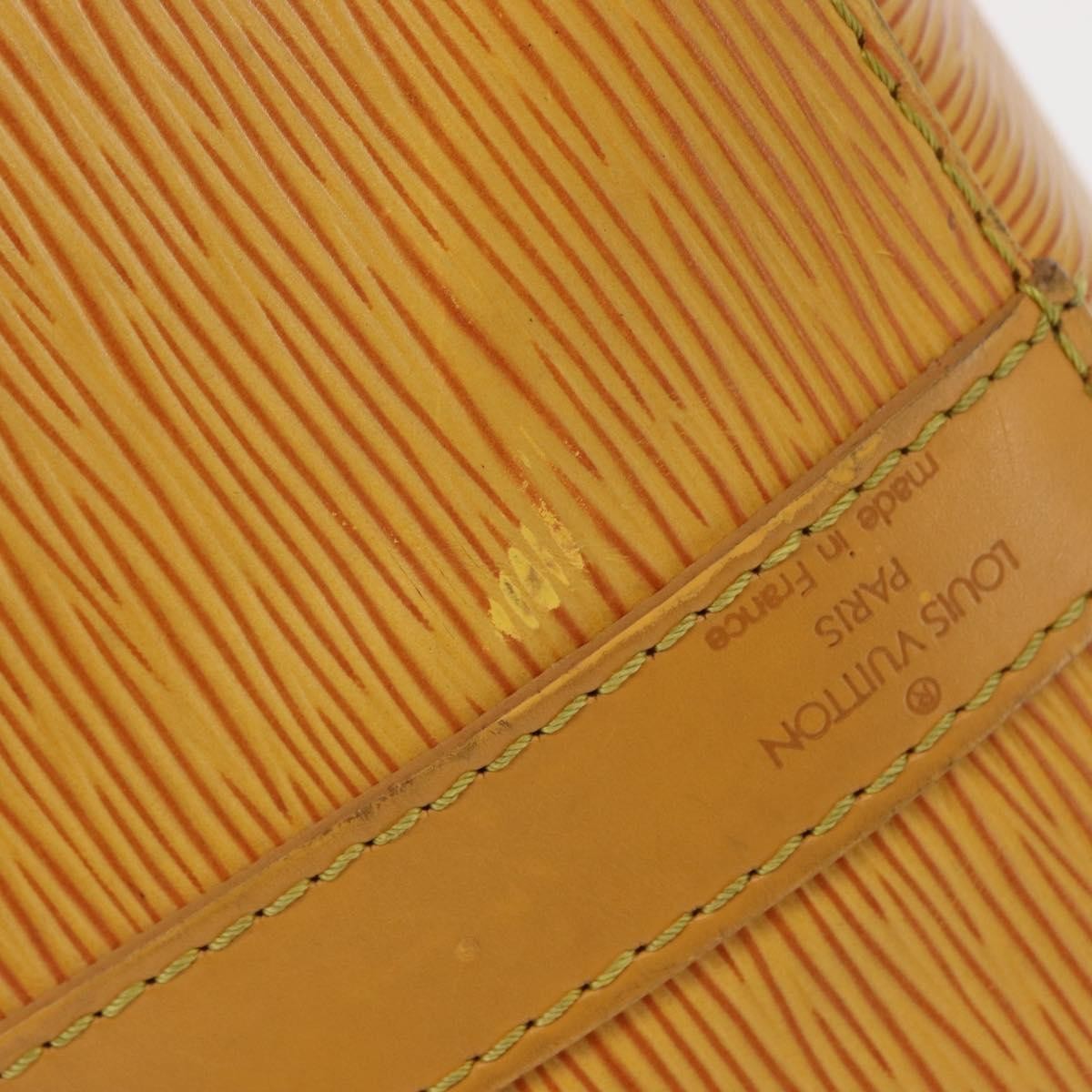 Louis Vuitton Petit Noe Epi Leather Yellow Leather Shoulder Bag Bag (Pre-Owned)