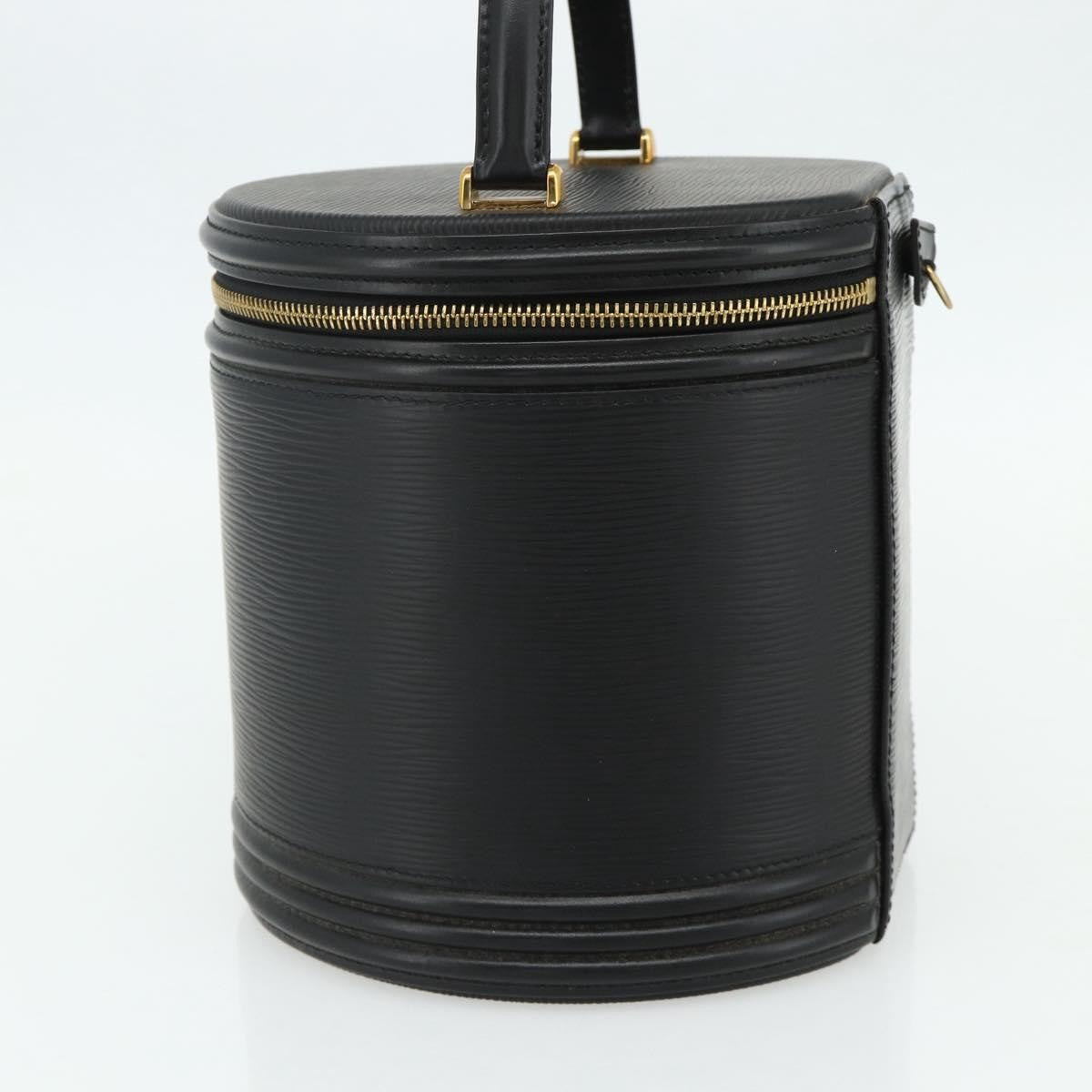 Louis Vuitton Cannes Epi Leather Black Leather Handbag (Pre-Owned)