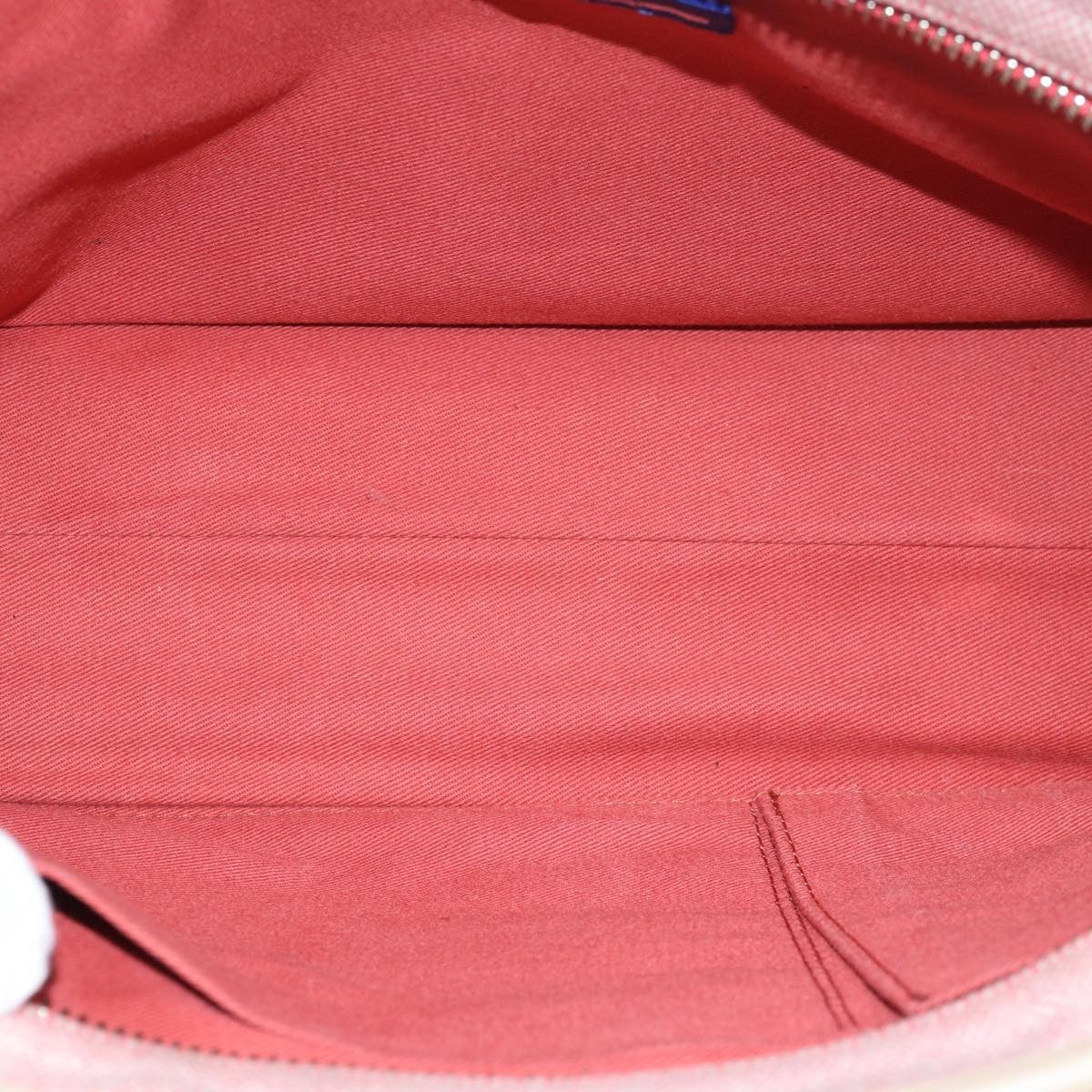 Burberry Blue Label Canvas Pink Canvas Handbag (Pre-Owned)