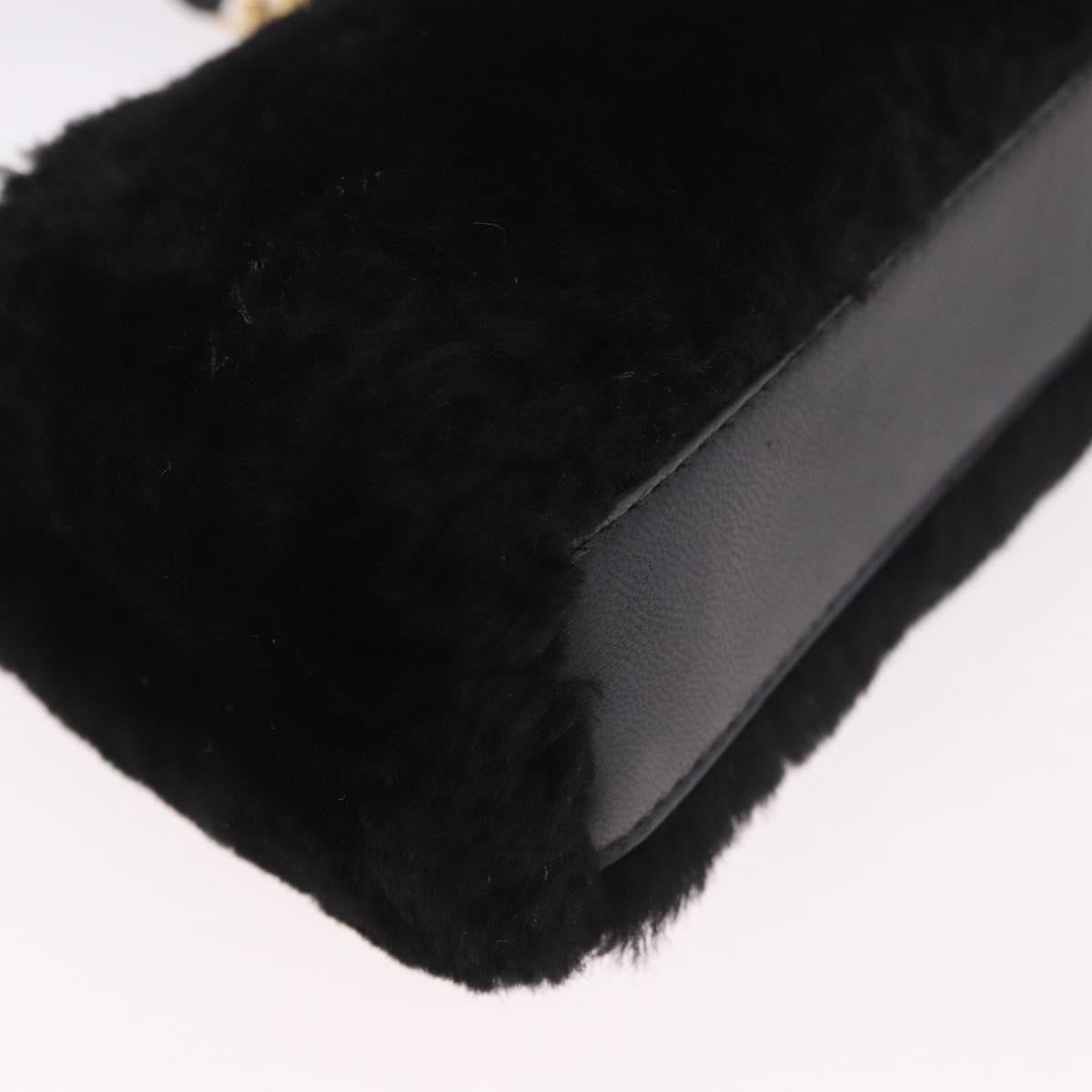 Fendi Peekaboo Fur Black Fur Handbag (Pre-Owned)
