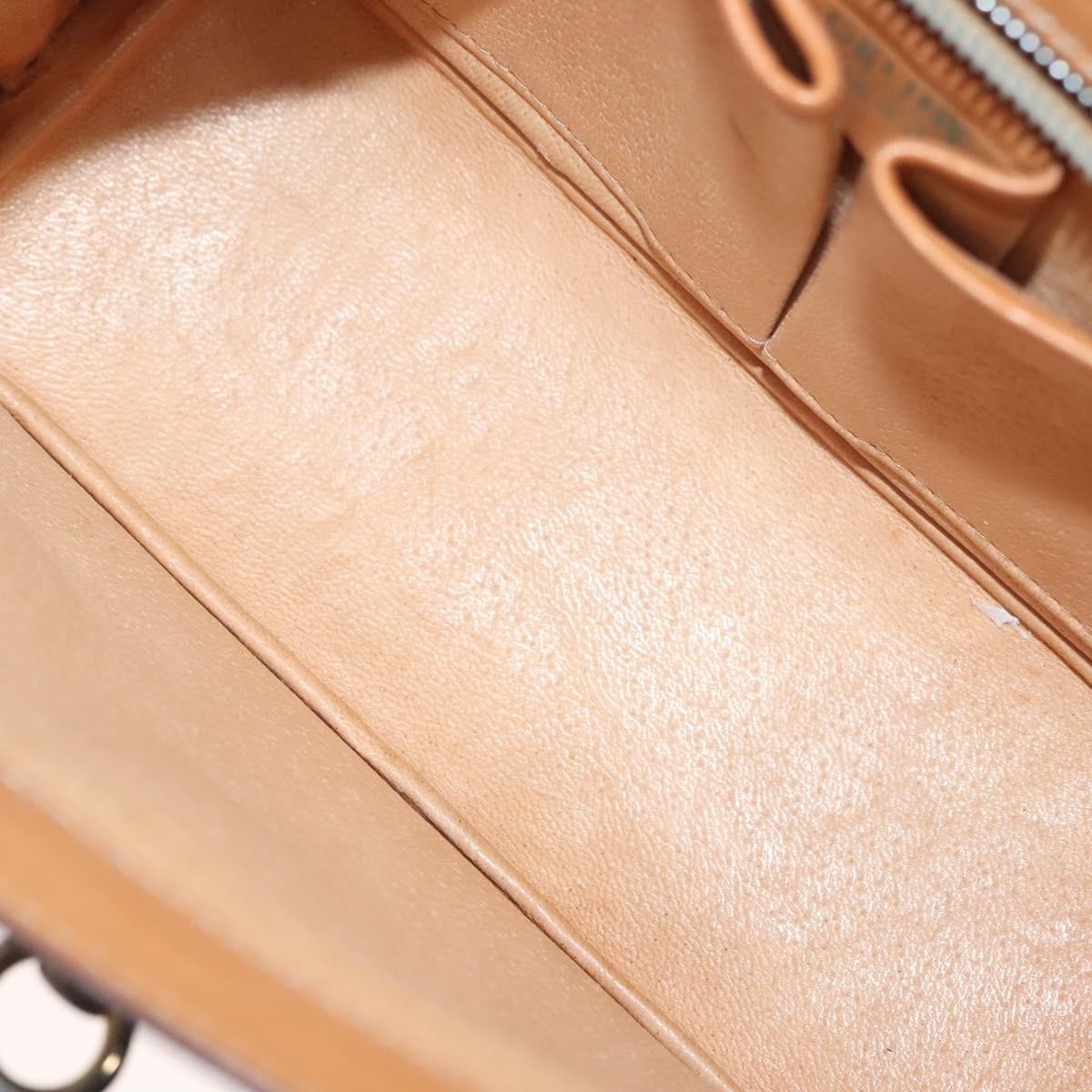 Celine Macadam Macadam With Leather Brown Canvas Handbag (Pre-Owned)