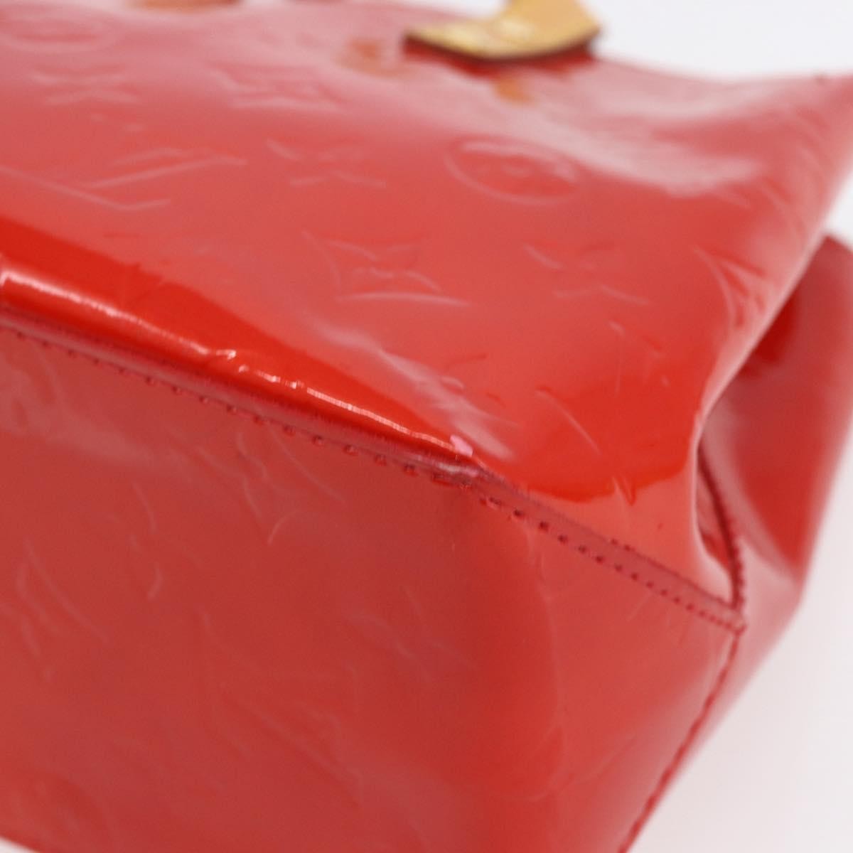Louis Vuitton Reade Monogram Vernis Red Patent_Leather Handbag (Pre-Owned)