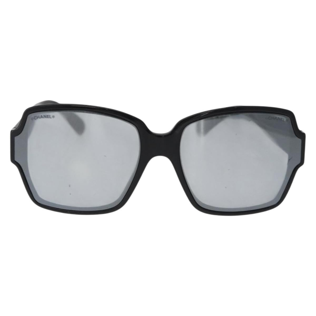 Chanel Logo Cc Plastic Black Plastic Sunglasse Accessory (Pre-Owned)