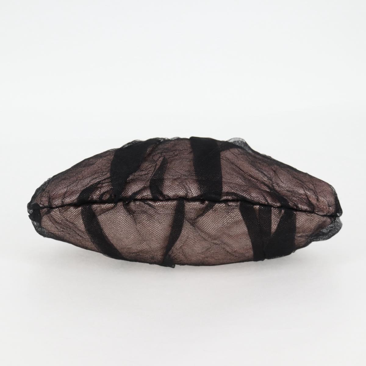 Chanel Drawstring Bucket Chevron Patchwork Canvas Pink Nylon Bag (Pre-Owned)