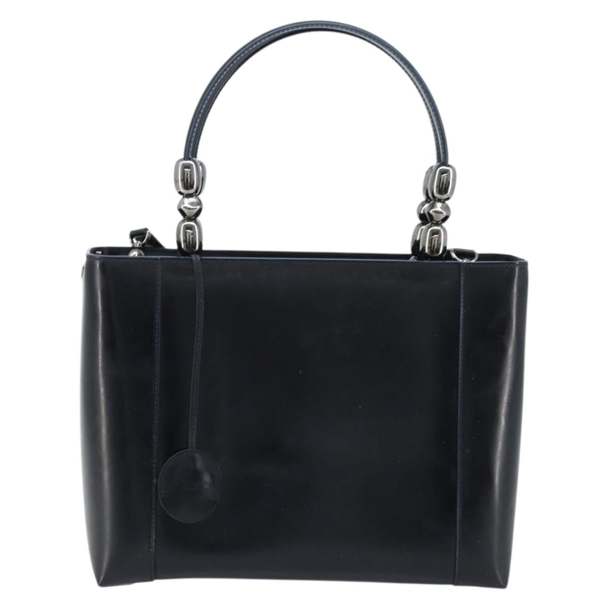 Christian Dior Malice Leather Black Leather Handbag (Pre-Owned)