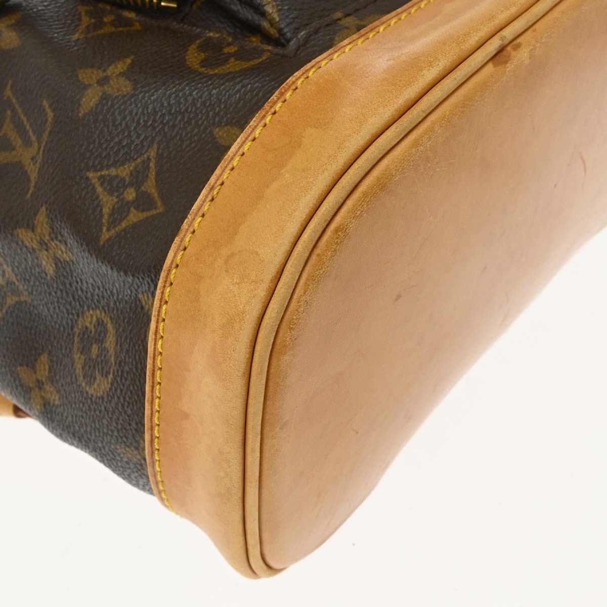 Louis Vuitton Vintage Montsouris Monogram Canvas Brown Canvas Backpack Bag (Pre-Owned)