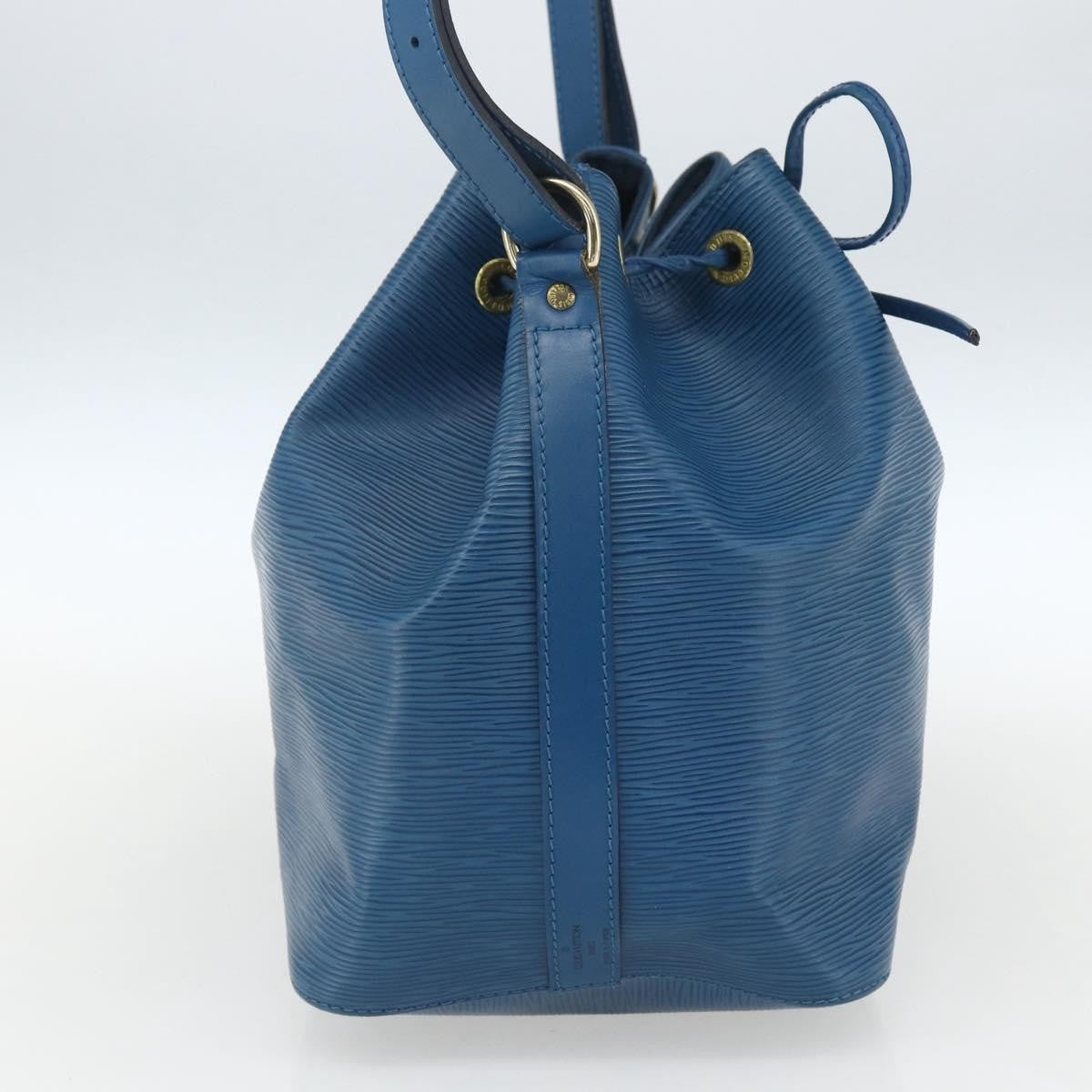 Louis Vuitton Petit Noe Epi Leather Blue Leather Shoulder Bag Bag (Pre-Owned)