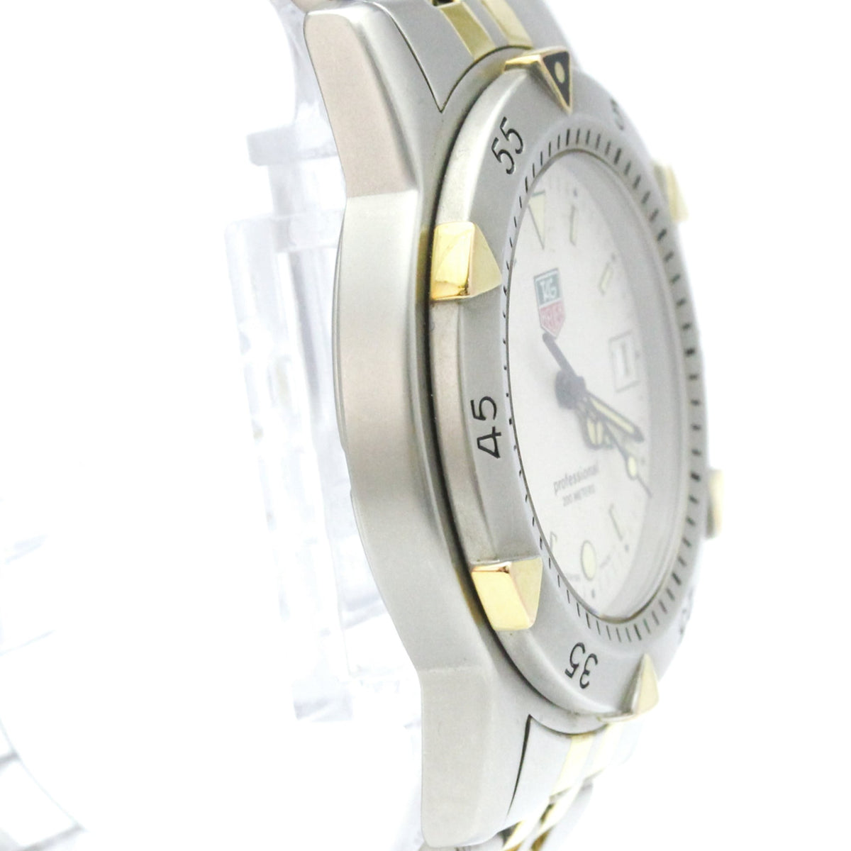 Tag Heuer Link 200M Quartz Stainless Steel With Mother Of Pearl Watch (Pre-Owned)