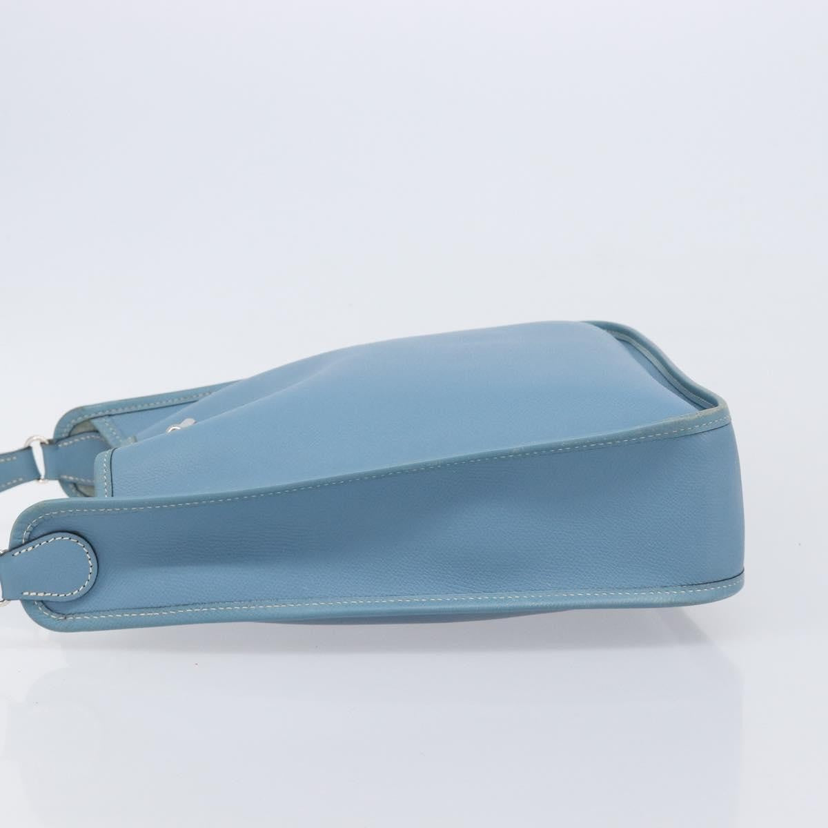 Hermes Vespa Courchevel Blue Leather Shoulder Bag Bag (Pre-Owned)