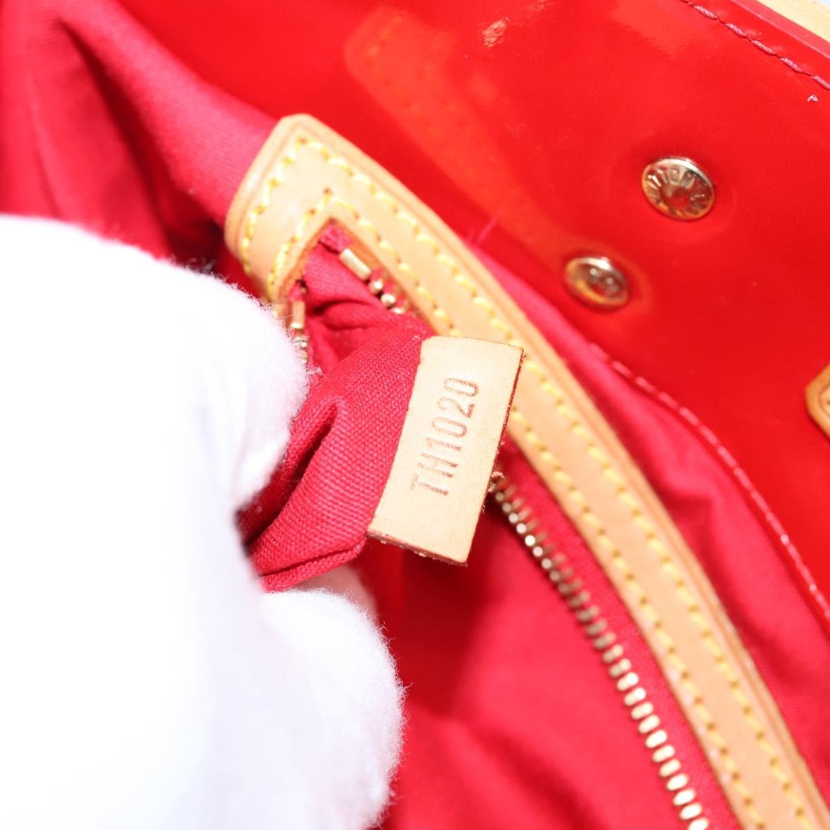 Louis Vuitton Reade Monogram Vernis Red Patent_Leather Handbag (Pre-Owned)