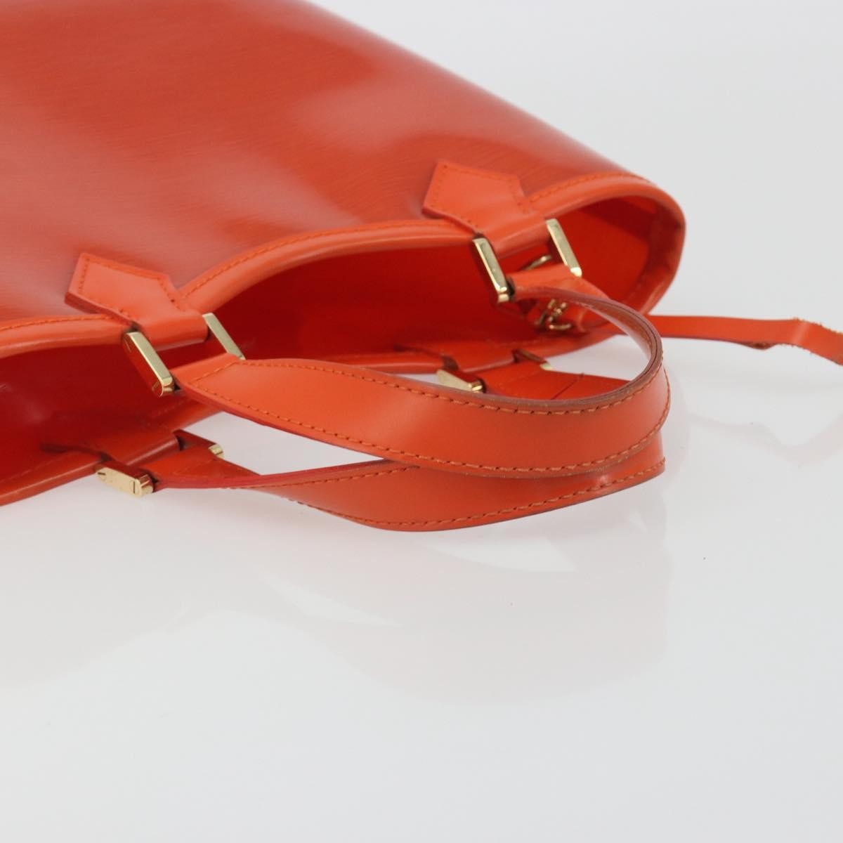 Louis Vuitton Plage Lagoon Bay Vinyl Epi Leather Orange Leather Tote Bag Bag (Pre-Owned)