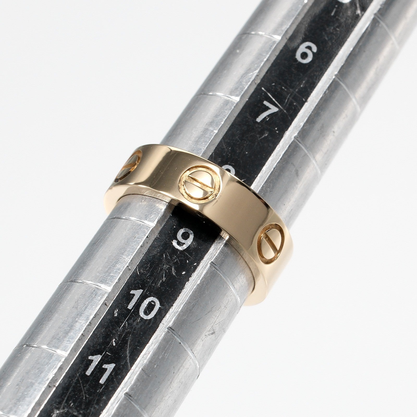 Cartier Love Wedding Band 18K Yellow Gold Gold Yellow_Gold Ring Jewelry (Pre-Owned)