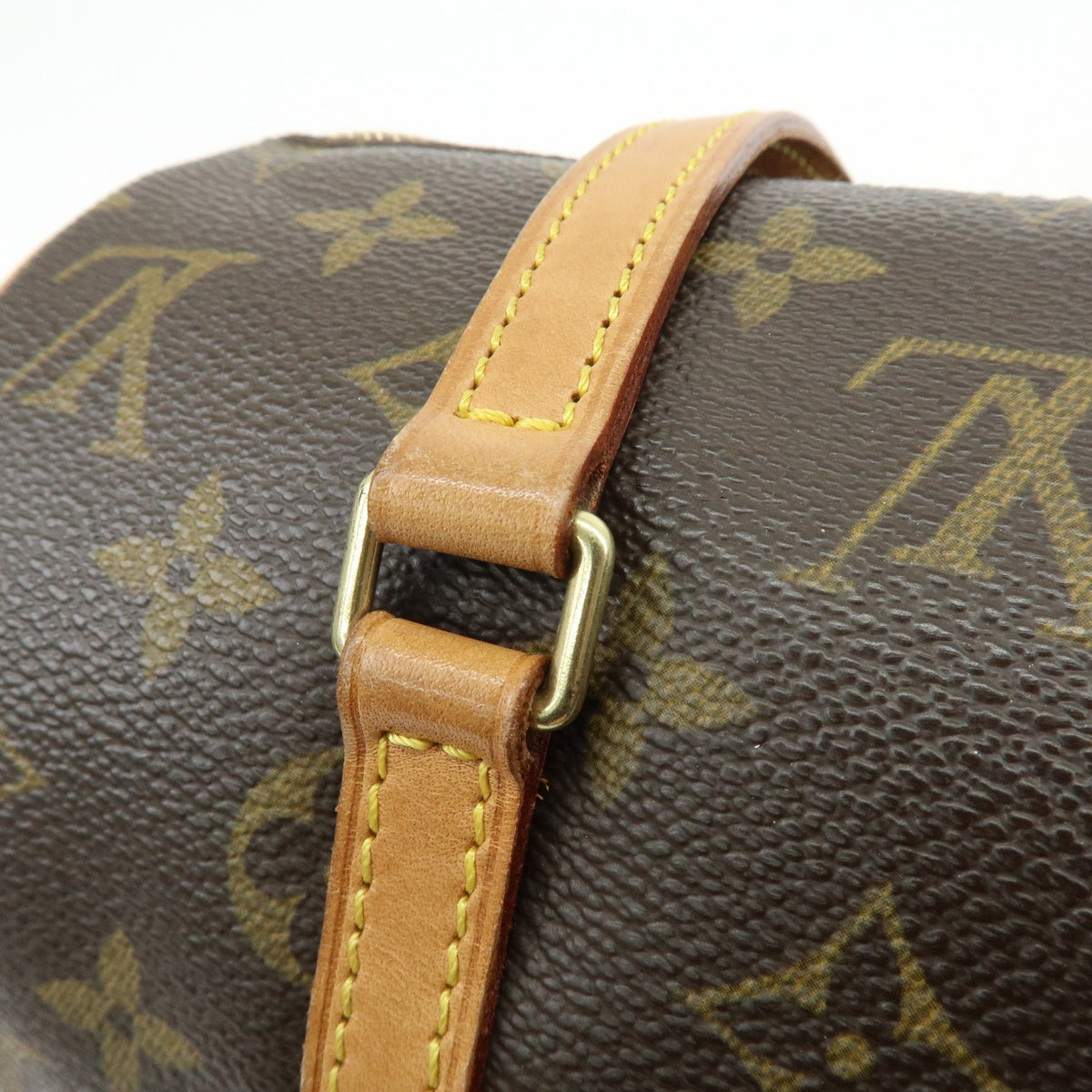 Louis Vuitton Papillon Monogram Canvas Brown Canvas Handbag (Pre-Owned)
