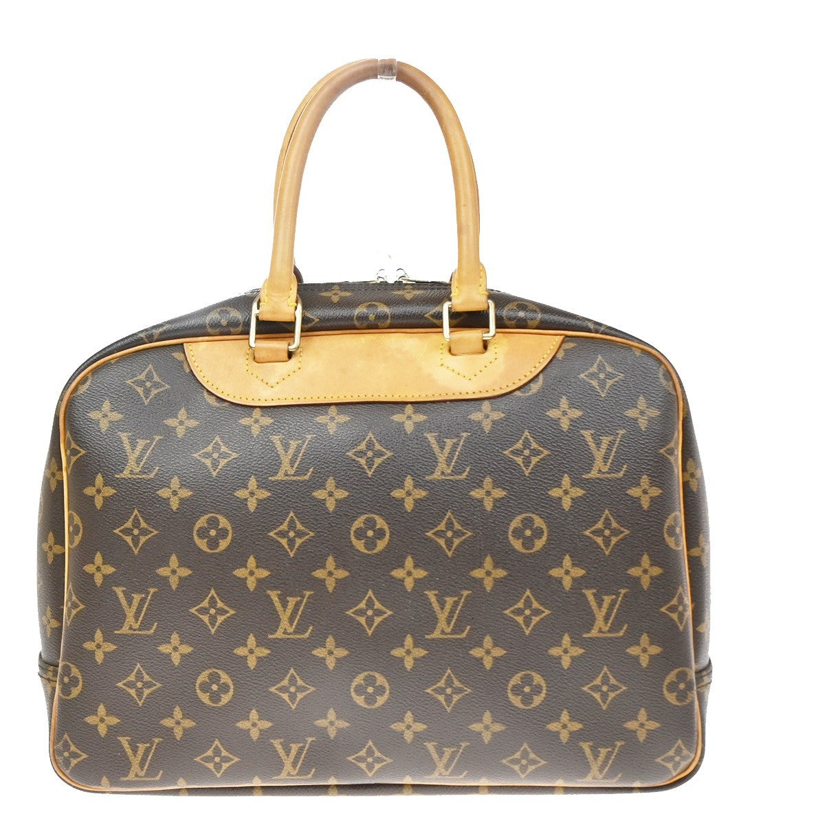 Louis Vuitton Trouville Monogram Canvas Brown Canvas Handbag (Pre-Owned)