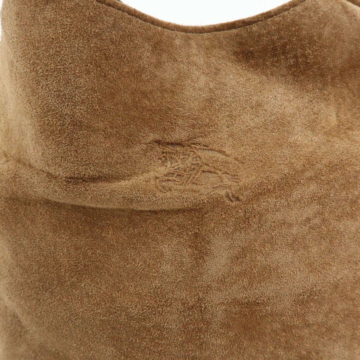 Burberry Blue Label Suede Brown Suede Shoulder Bag Bag (Pre-Owned)