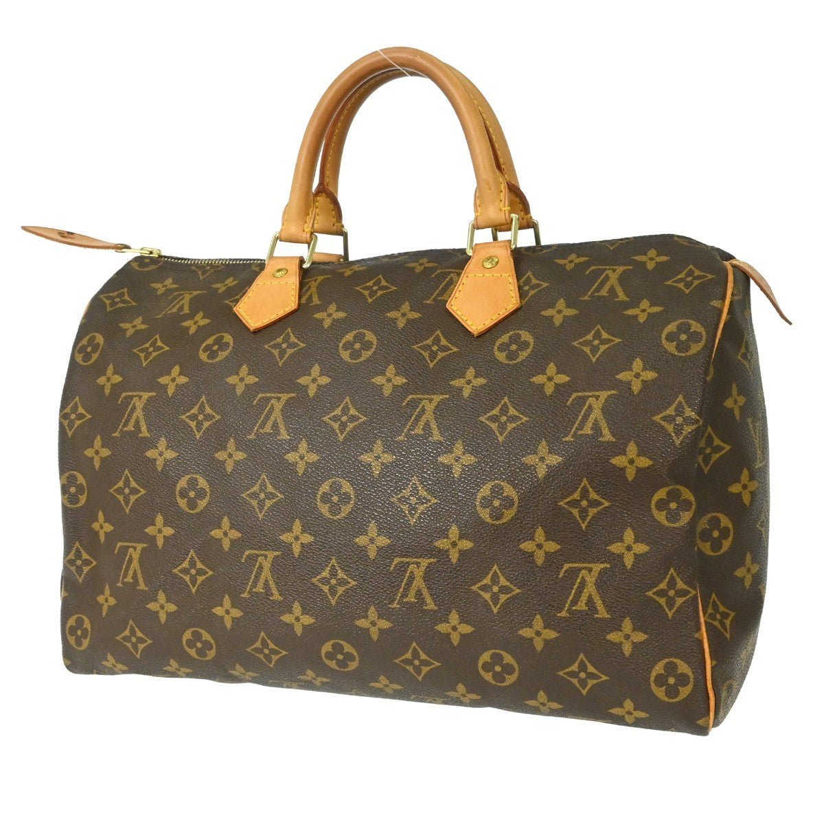 Louis Vuitton Speedy Monogram Canvas Brown Canvas Handbag (Pre-Owned)
