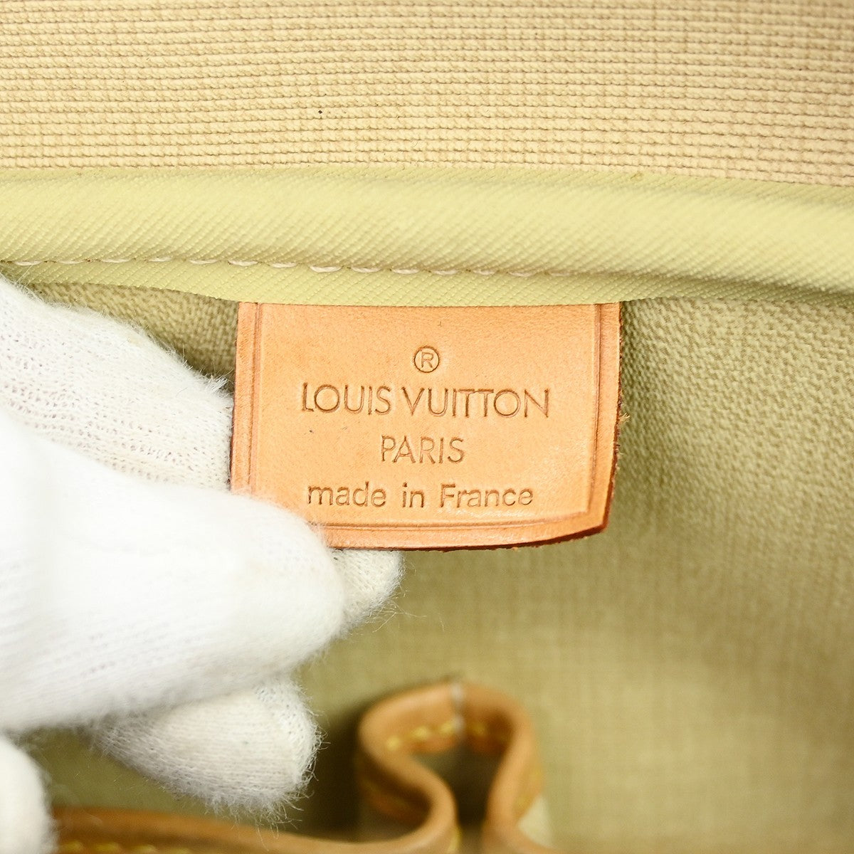 Louis Vuitton Deauville Monogram Canvas Brown Canvas Handbag (Pre-Owned)