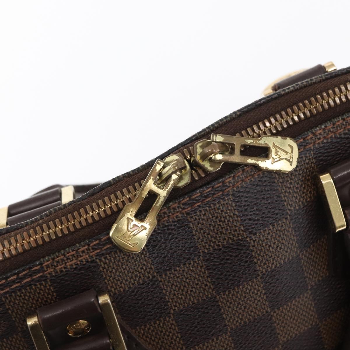 Louis Vuitton Alma Damier Brown Canvas Handbag (Pre-Owned)