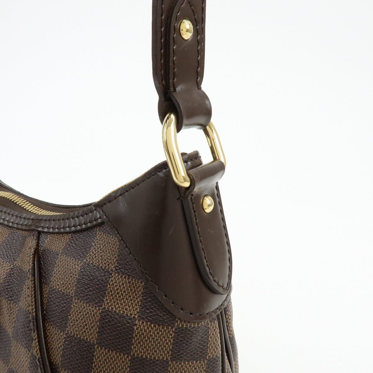 Louis Vuitton Thames Damier Brown Canvas Handbag (Pre-Owned)